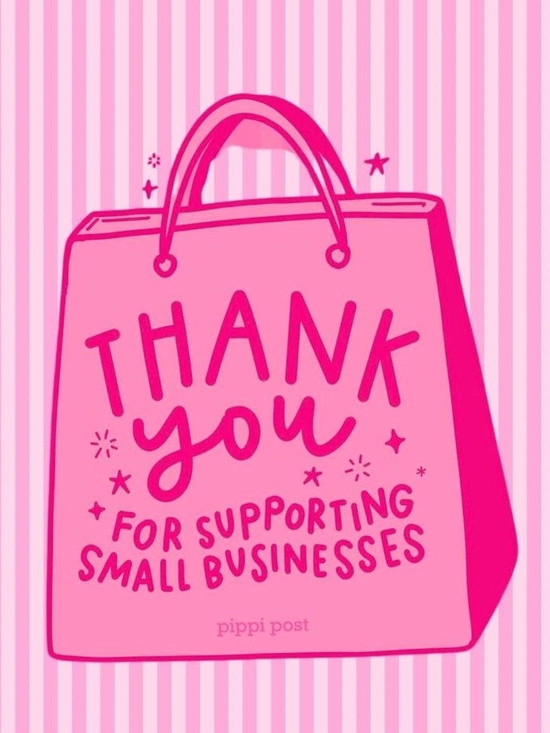 Dresses & Skirts - Pink 'Thank You' Small Pets Gift Bag by